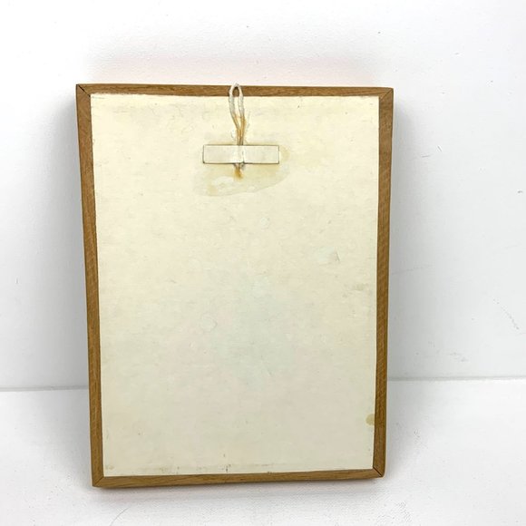 Vintage Landscape Painting On Birch Bark 5" X 8" - Picture 5 of 12